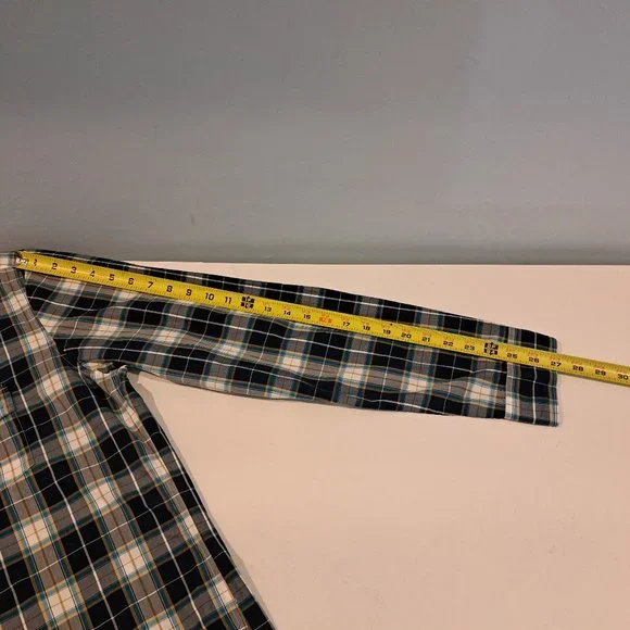 J. Crew Men's XL Four Button Pullover Plaid Shirt New With Tags Style A9334 - Picture 15 of 16